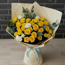 Букет цветов из:  Розы в Солнечнодольске