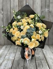 Букет цветов из:  Розы и Лизиантусы #REPLACE_PRED# Солнечнодольске