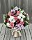 Букет цветов из: Альстромерии, Гвоздики, Розы и Хризантемы в Солнечнодольске