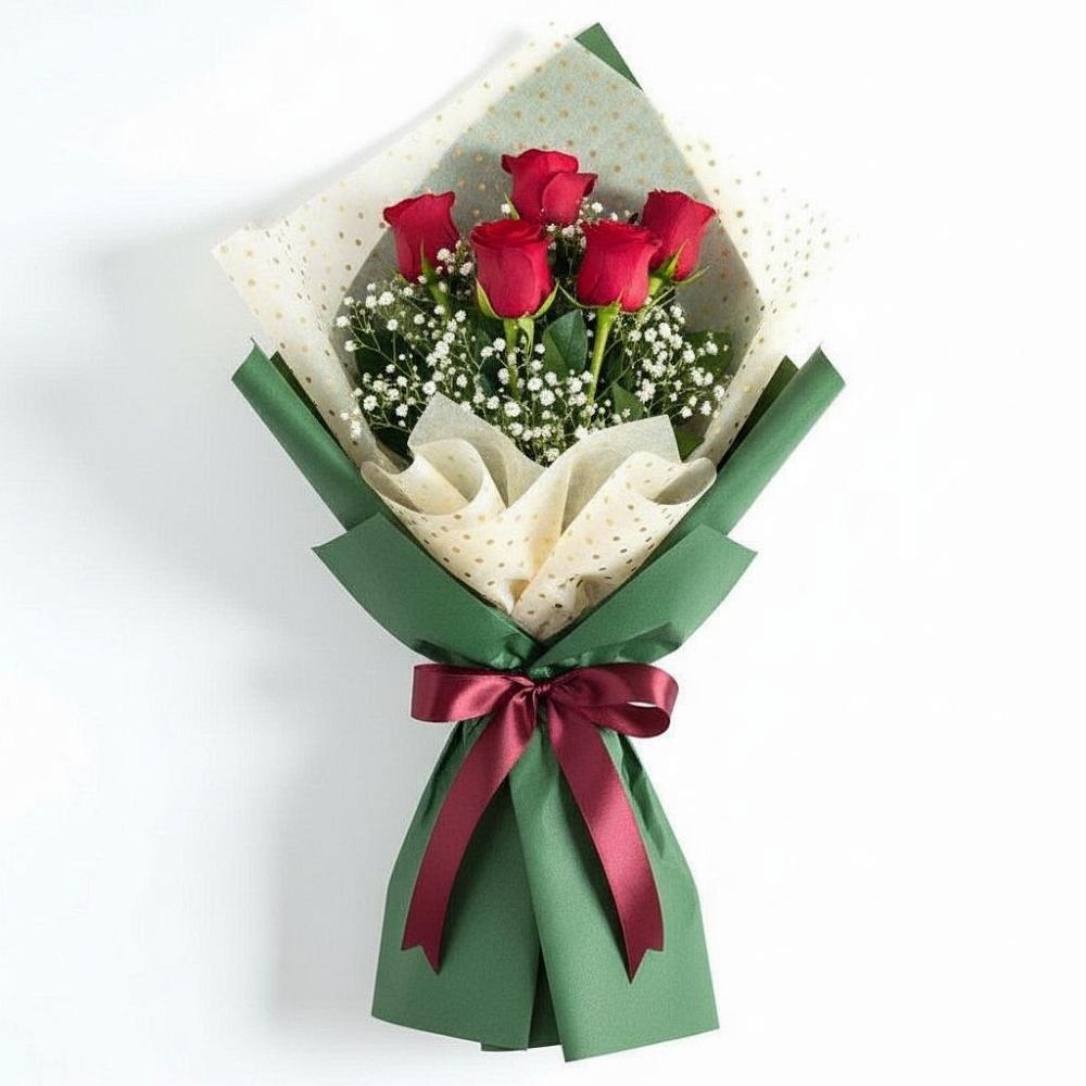 Букет цветов из: Розы в Солнечнодольске