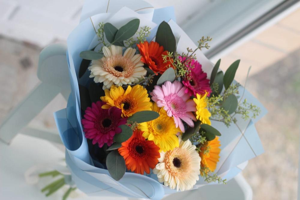 Букет цветов из: Герберы в Солнечнодольске