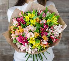Букет цветов из:  Альстромерии #REPLACE_PRED# Солнечнодольске