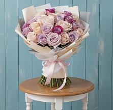 Букет цветов из:  Розы в Солнечнодольске