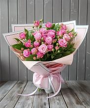 Букет Розовый кустик #REPLACE_PRED# Солнечнодольске