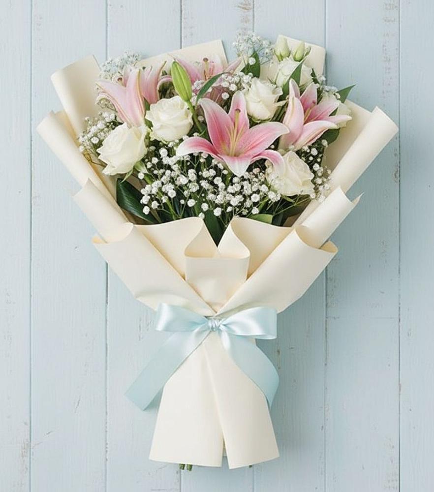 Букет цветов из: Лилии в Солнечнодольске