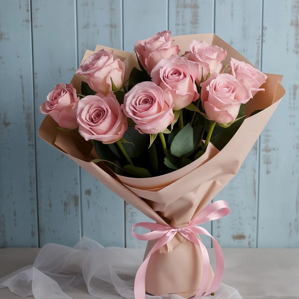 Букет цветов из: Розы в Солнечнодольске