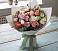 Букет цветов из: Розы, Лизиантусы и Гвоздики в Солнечнодольске