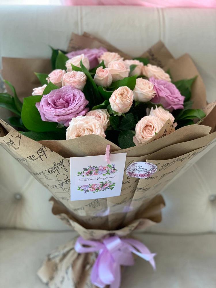 Букет цветов из: Розы в Солнечнодольске