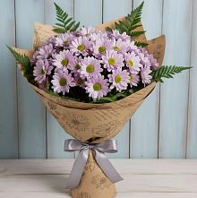 Букет цветов из:  Хризантемы в Солнечнодольске