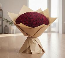 Букет 101 Красная роза в Солнечнодольске