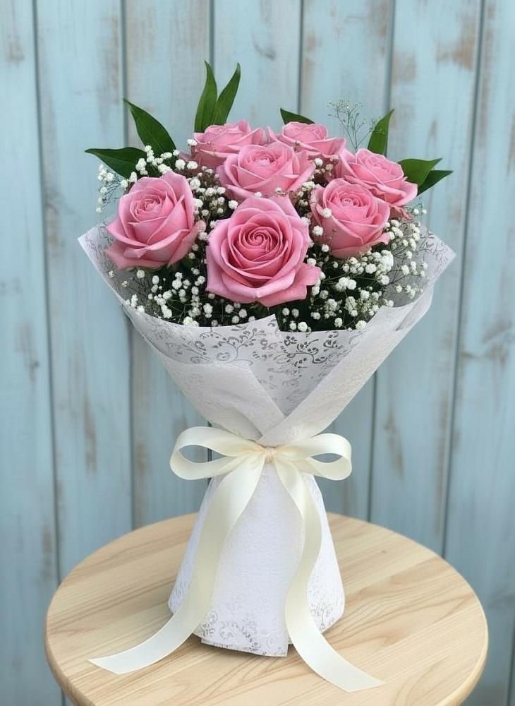 Букет цветов из: Розы в Солнечнодольске