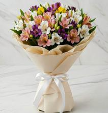Букет цветов из:  Альстромерии #REPLACE_PRED# Солнечнодольске
