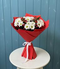 Букет цветов из:  Хризантемы в Солнечнодольске