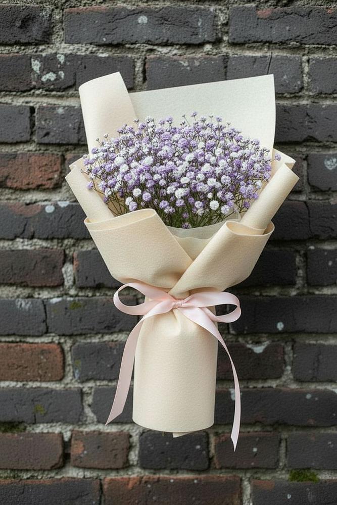 Букет цветов из: Гипсофила в Солнечнодольске