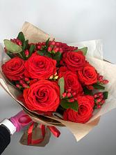 Букет цветов из:  Розы в Солнечнодольске