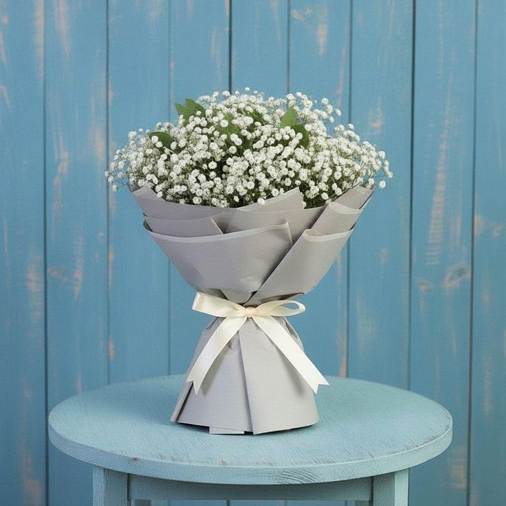 Букет цветов из: Гипсофила в Солнечнодольске