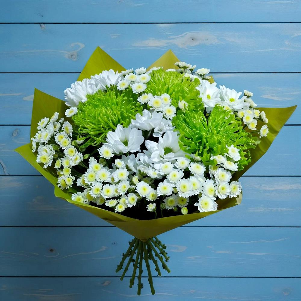 Букет цветов из: Хризантемы в Солнечнодольске