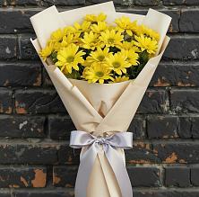 Букет цветов из:  Хризантемы в Солнечнодольске