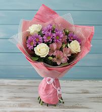 Букет цветов из:  Герберы в Солнечнодольске