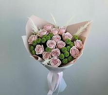 Букет цветов из:  Розы и Хризантемы в Солнечнодольске