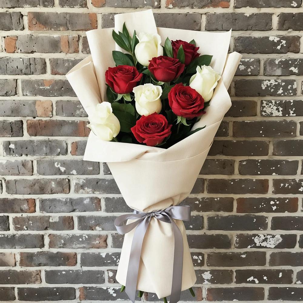 Букет цветов из: Розы в Солнечнодольске