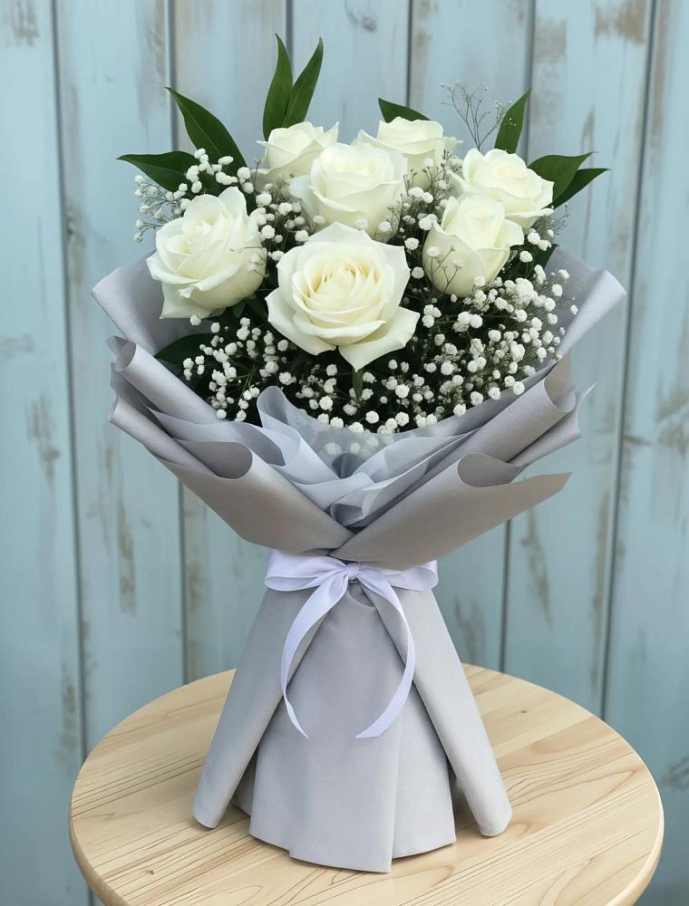 Букет цветов из: Розы в Солнечнодольске