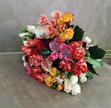 Букет цветов из:  Розы в Солнечнодольске
