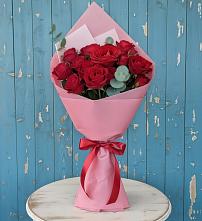 Букет цветов из:  Розы в Солнечнодольске