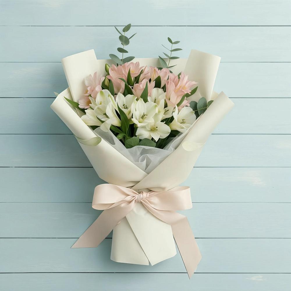 Букет цветов из: Альстромерии в Солнечнодольске