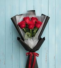 Букет цветов из:  Розы в Солнечнодольске
