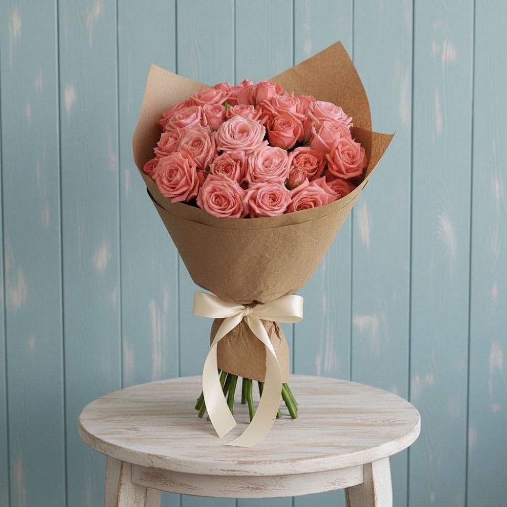 Букет цветов из: Розы в Солнечнодольске