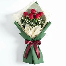 Букет цветов из:  Розы в Солнечнодольске