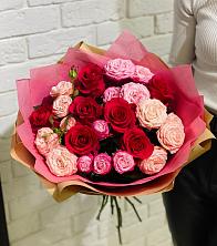 Букет цветов из:  Розы в Солнечнодольске