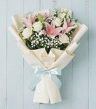 Букет цветов из:  Лилии в Солнечнодольске