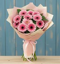 Букет цветов из:  Герберы в Солнечнодольске