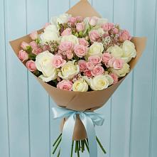 Букет цветов из:  Розы в Солнечнодольске